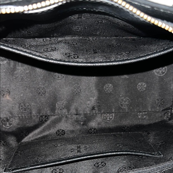 Tory Burch Small Black Leather Tote Bag - Picture 4 of 9